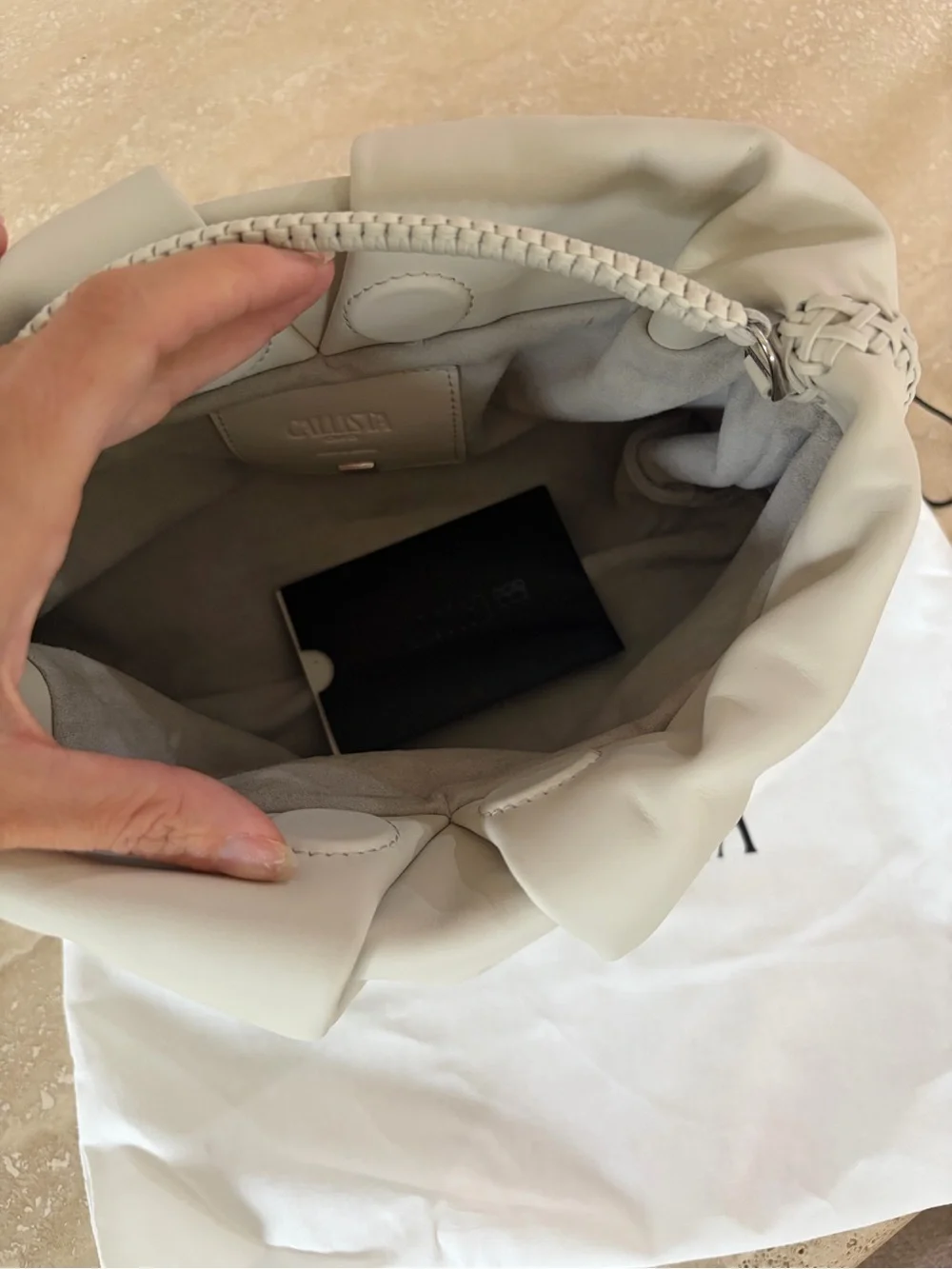 Callista Pleated Clutch